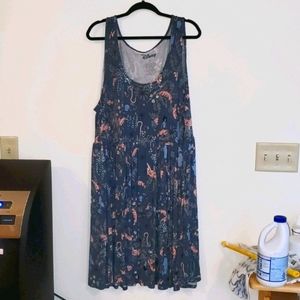 DISNEY THE JUNGLE BOOK TEAL JERSEY SKATER DRESS
